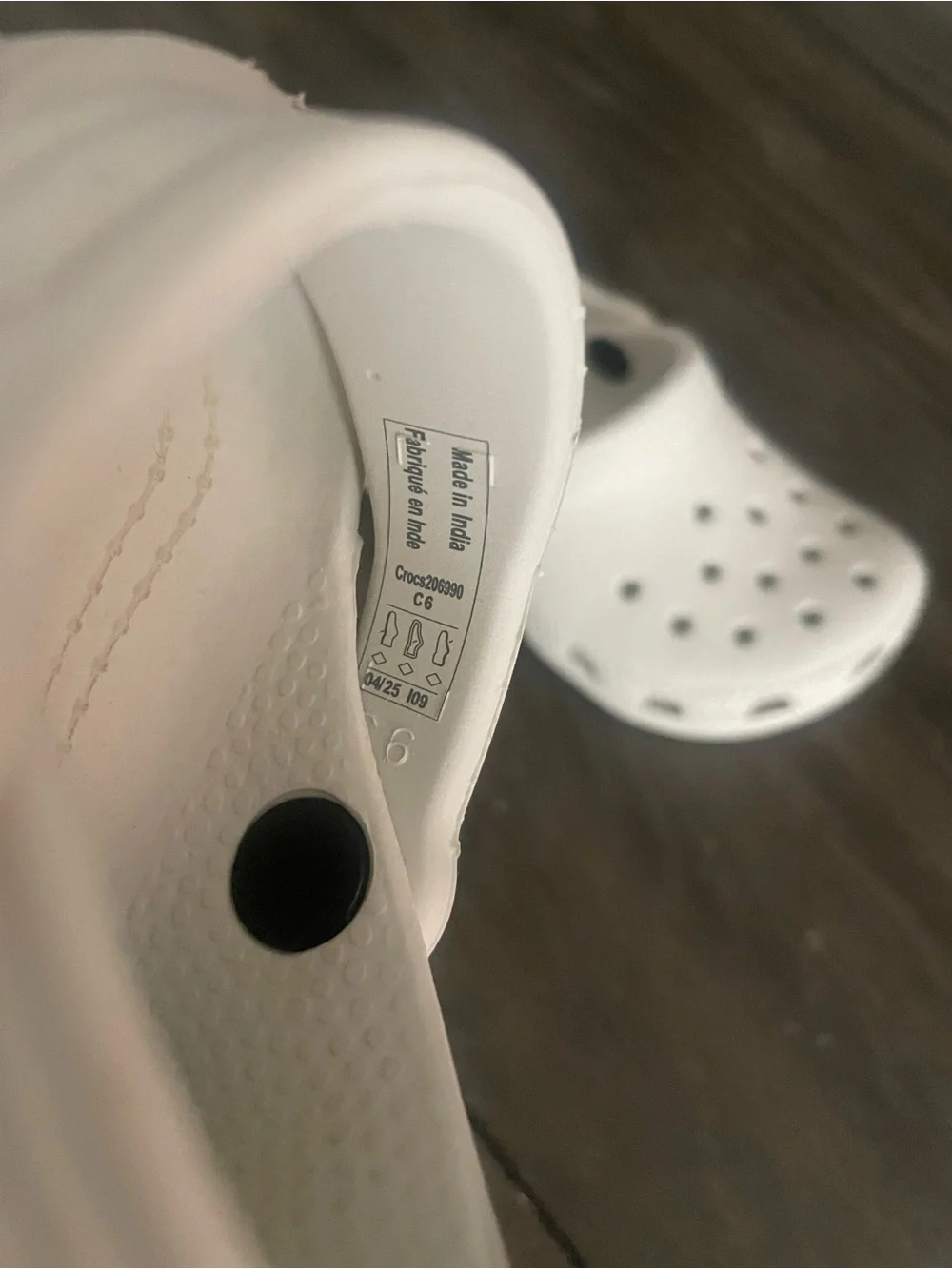 CROCS Toddler Classic Clog in White
